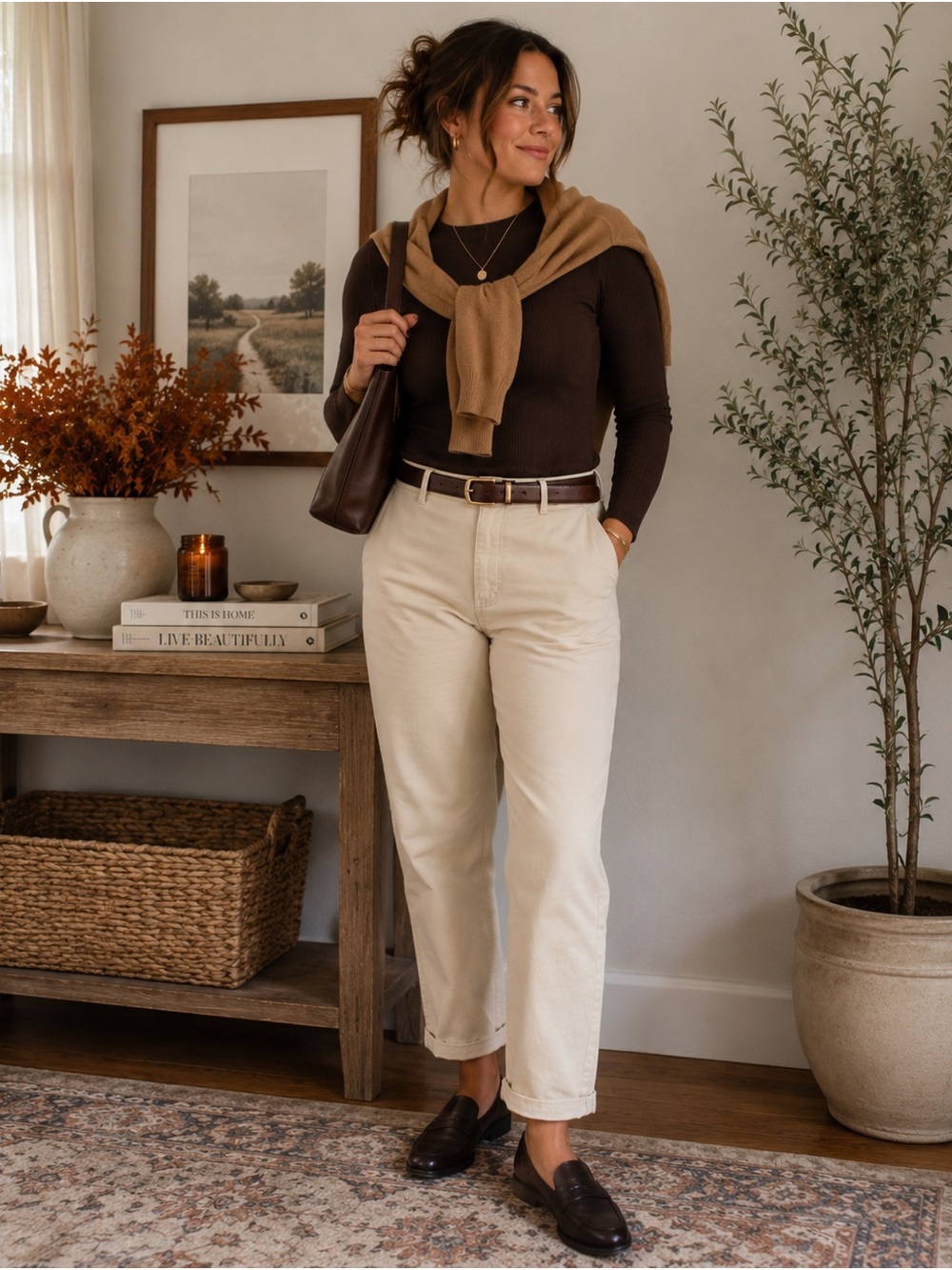 Gap Straight Up Khaki Pants Womens 8 Birch Straight Leg Cropped Ankle Chino 2022